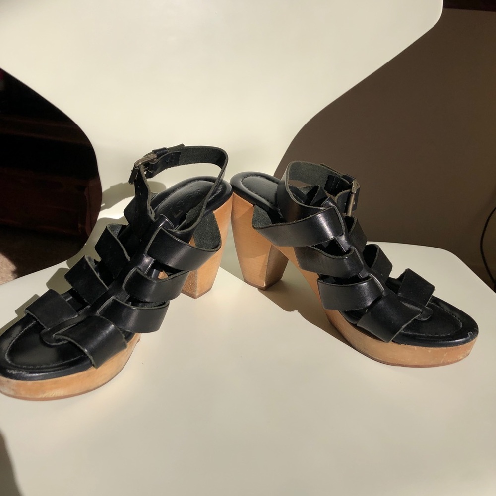 Madewell 1937 black gladiator sandals - size 7